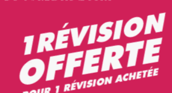 Speedy 1 révision achetée = 1 révision offerte !
