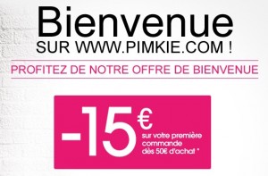 15 euros gratuit PIMKIE