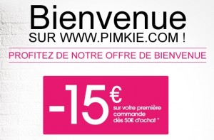 15 euros gratuit PIMKIE