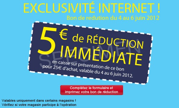 bon de reduction 5 euros Franprix