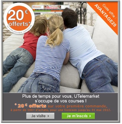 20 euros offerts Utelemarket