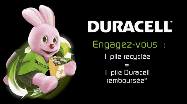 Vos piles Duracell 100% remboursées