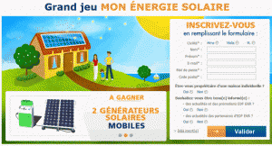 Gagner des generateurs solaires Edf