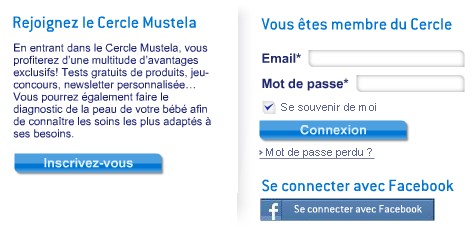 Inscription au club Mustela