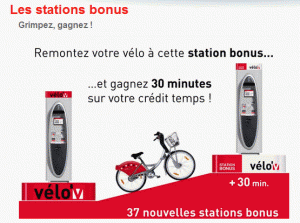 30 minutes de velo gratuit