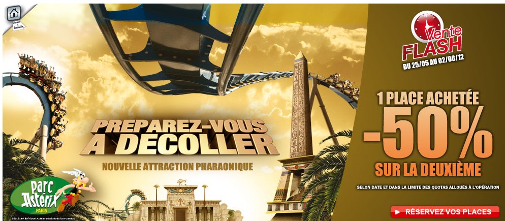 Vente flash parc Asterix