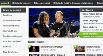 10 % de réduction sur l’achat d’un billet de concert, theatre ou sport