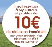 10 euros de reduction My Buffalo