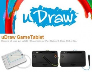 SOLDES uDraw Game Tablet PlayStation3 Xbox360 Wii