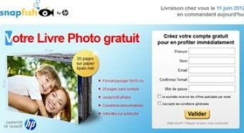 Un livre photos 20 pages gratuits