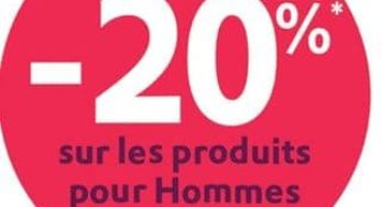 -20% sur les parfums pour hommes chez Marionnaud
