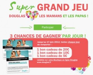 PARTICIPER super grand jeu Douglas