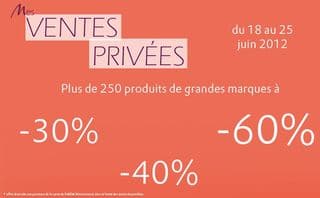 Ventes Privées Marionnaud jusqu’à moins 60% sur les parfums du 18 au 25 juin 2012