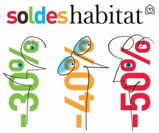 SOLDES Habitat ! Nouvelle démarque + code promo 15% supplémentaires
