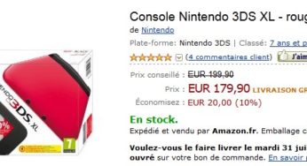 La Console Nintendo 3DS XL à seulement 179,90 – STOCK LIMITE