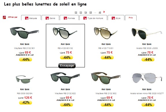 SOLDES ! Les lunettes à moins 45%