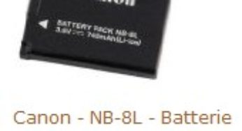 MINI PRIX! La batterie Canon pour PowerShot à seulement 18 euros (port compris)