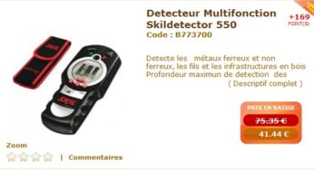PROMO ! Détecteur multifonction Skil à 41,44 euros au lieu de 75,35 euros
