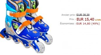 Soldes : Rollers Enfants Hot Wheels ou Barbie à seulement 15,40 euros (port inclus) au lieu de 30,20 euros