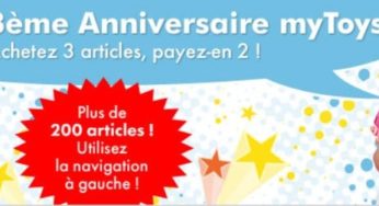 SUPER PROMO ! 2 articles achetés = le troisième gratuit chez MyToys