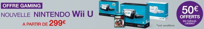 Bon plan précommande Wii U ! 50 euros de bons d’achat si précommande de la Wii U à FNAC