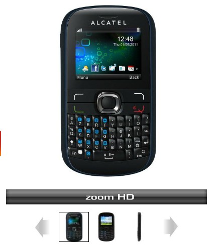 PETIT PRIX ! Téléphone portable Alcatel One Touch 585D sans abonnement à seulement 39,90 euros (port inclus)