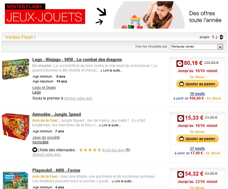 Vente flash Jouets et jeux Découverte du Monde sur la Fnac