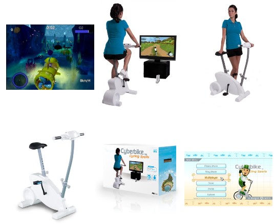 MOITIE PRIX ! le jeu Cyberbike Bundle avec vélo d’appartement pour Wii à seulement 50,30 euros (port inclus) au lieu 110 euros !