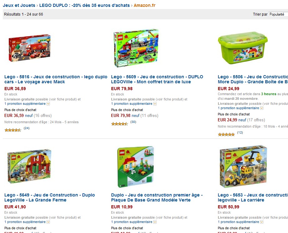 LEGO DUPLO - LEGOville - 5682 - Jouet Premier Age - Le Camion des Pompiers