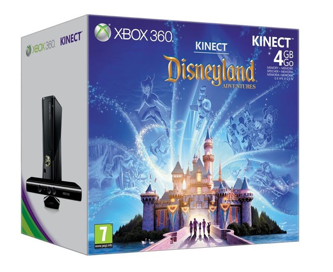 Le jeu Sports Xbox gratuit pour l’achat du pack Console Xbox 360 4 Go + capteur Kinect + Disneyland Adventures + Kinect Adventures (249 euros le tout)
