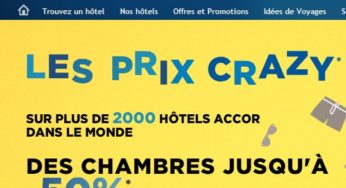 PROMO ! Jusqu’a 50% sur 2000 hôtels Accor (Novotel, Ibis,) dans le monde