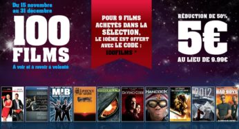 PROMO ! Moins 50 % sur 100 films chez Virgin Mega (films Sony Picture à 5 euros)