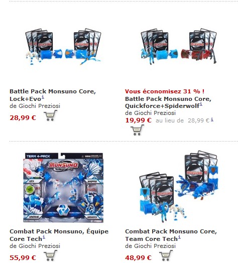 15% de réduction immédiate sur les Monsuno (et jouets Giochi Preziosi) même en promo ! AUJOURD’HUI SEULEMENT