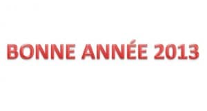 bonne annee 2013