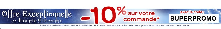Bon plan Carrefour ! 10% de réduction immédiate sur votre commande et livraison gratuite ! Aujourd’hui seulement