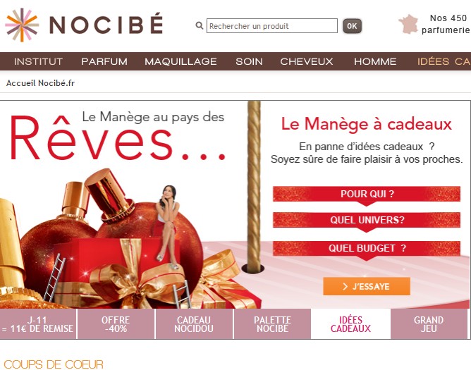 Derniers jours ! Moins 25% sur le parfum de votre choix chez Nocibé (ou -40% sur le 2éme)