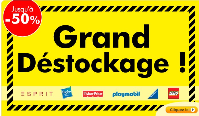 Déstockage Jouets ! Jusqu’à moins 50% chez MyToys