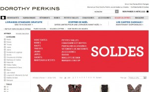 SOLDES ! Jusqu’à moins 50% chez Dorothy Perkins