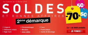 Deuxieme demarque SOLDES AUCHAN