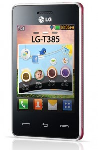 LG T385 Wi-Fi pas cher