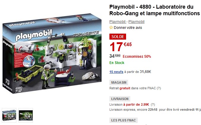 Soldes Caméra d’espionnage Playmobil à seulement 28,17 euros (vendu minimum 62 euros ailleurs)