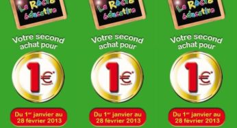 Opération 2 jeux Ravensburger/Nathan achetés = 1 jeu à 1 euros (ODR) – 2013