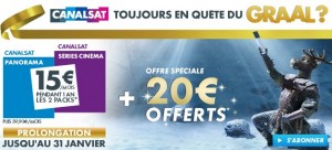 Offre du moment Canal Sat