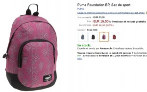 Puma Foundation BP Sac de sport rose