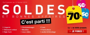 SOLDES AUCHAN HIVER 2013