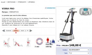 Appareil de fitness Vitra Pro à seulement 155,95 euros (port inclus) au lieu 800 euros 