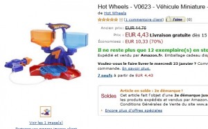 Atelier de Customisation et 1 véhicule Hot Wheels à seulement 4,43 euros - SOLDES