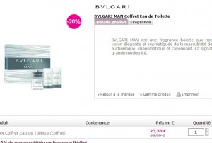 Bon plan BVLGARI MAN Coffret Eau de Toilette à seulement 23,56 euros