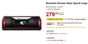 Bon Plan : Enceintes iPod/iPhone/MP3 Pioneer Steez D10Z à seulement 179,90 euros (après remboursement de 100 euros par Pionner)