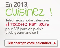 calendrier 1 recette par jour